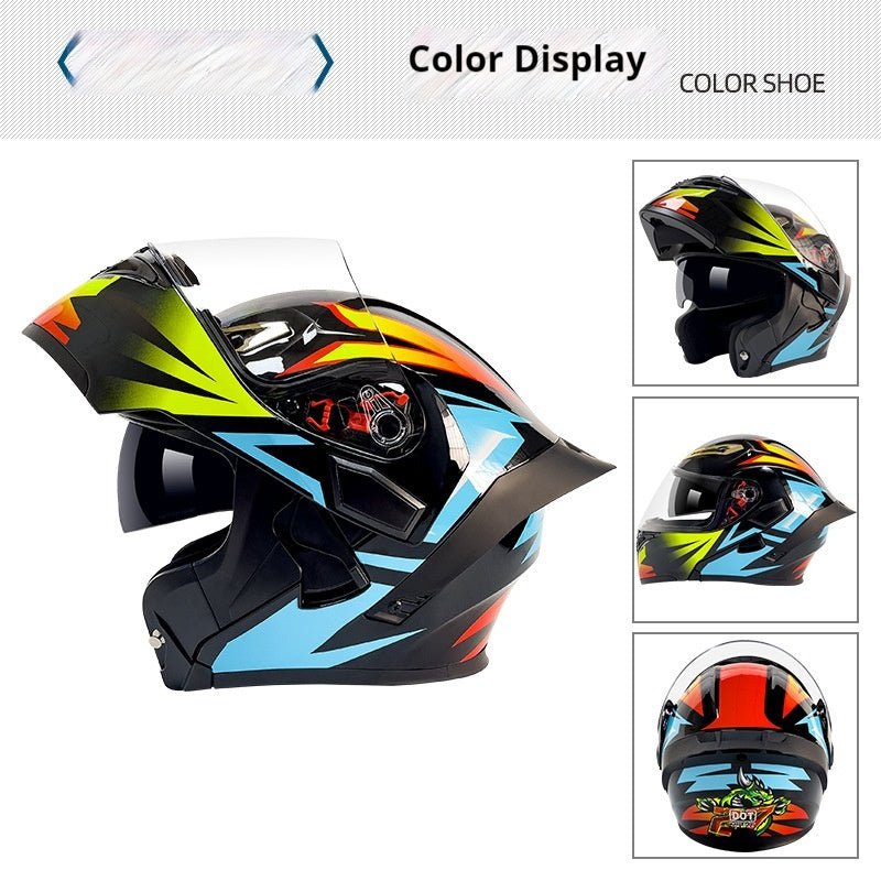 Personnalisé Big Tail Knight Sécurité Quatre saisons Casque universel