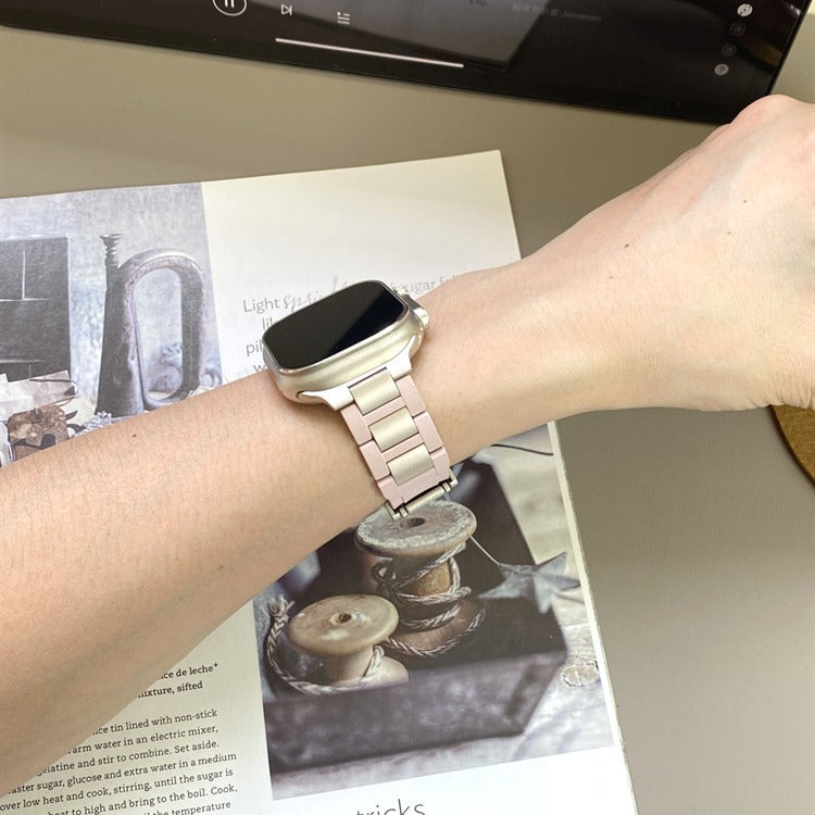 Bracelet de montre en acier inoxydable en forme de T