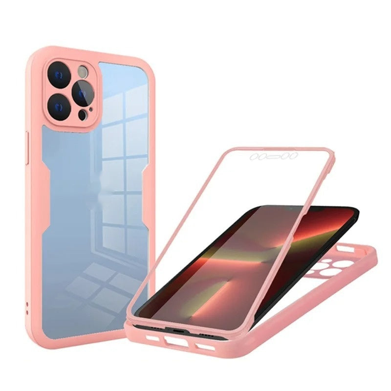 Shell Membrane boîtier de téléphone intégré résistant à la chute boîtier de protection transparent
