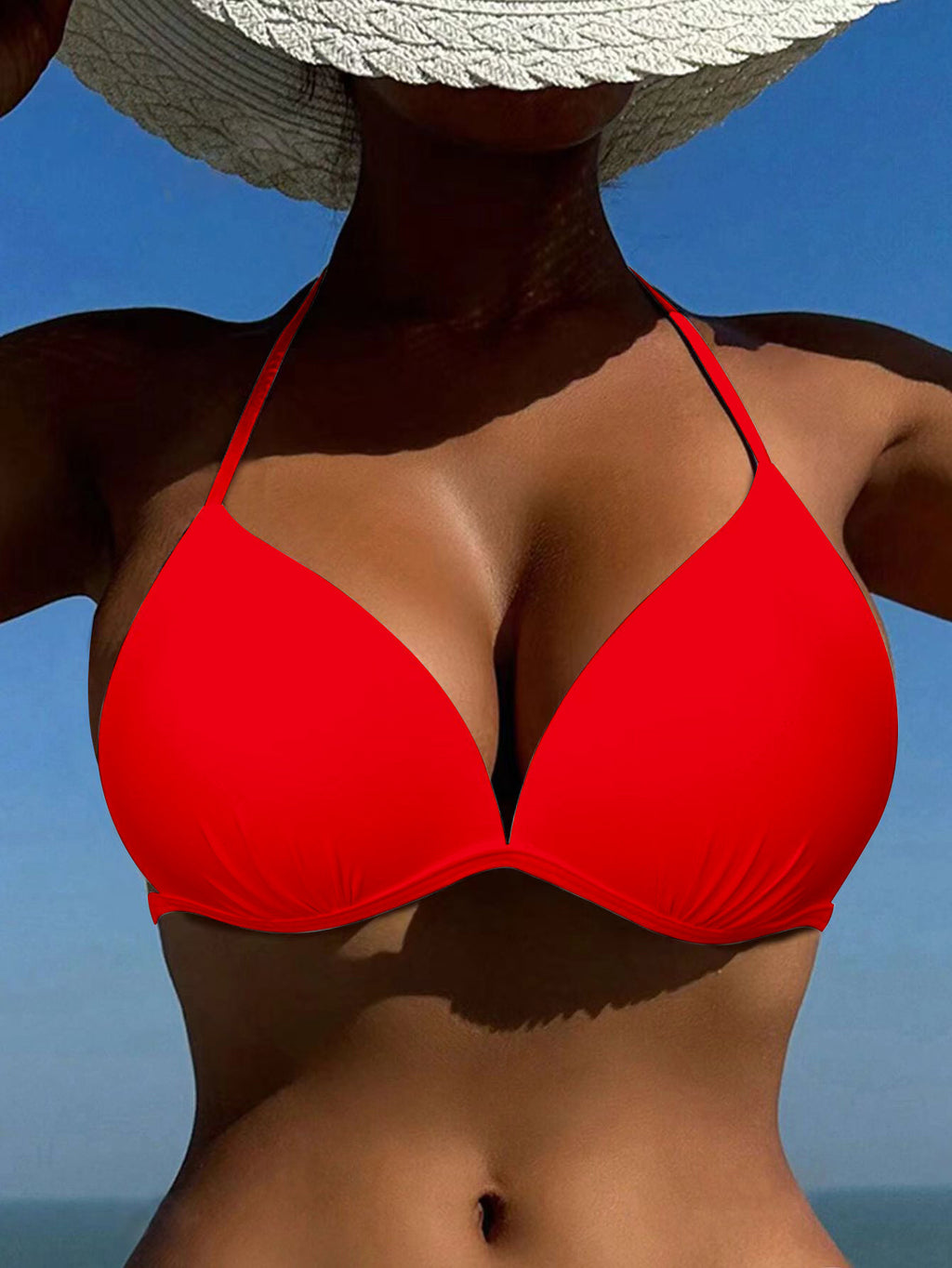 Les femmes de style européen et américain Sexy Push-up Bikini Top