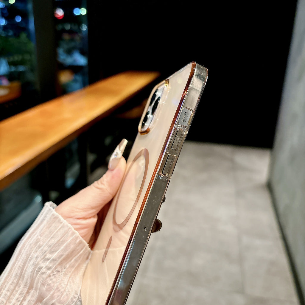 PC Clear Magnetic Protective Phone Case