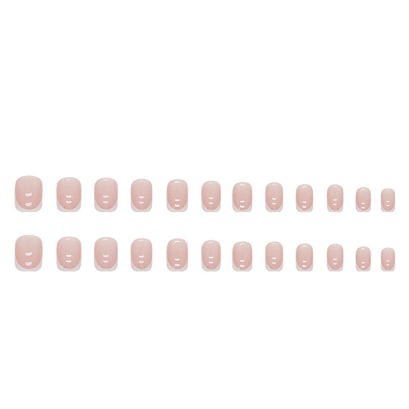 White French Classic Tous-match Gentle Détachable Fake Nails