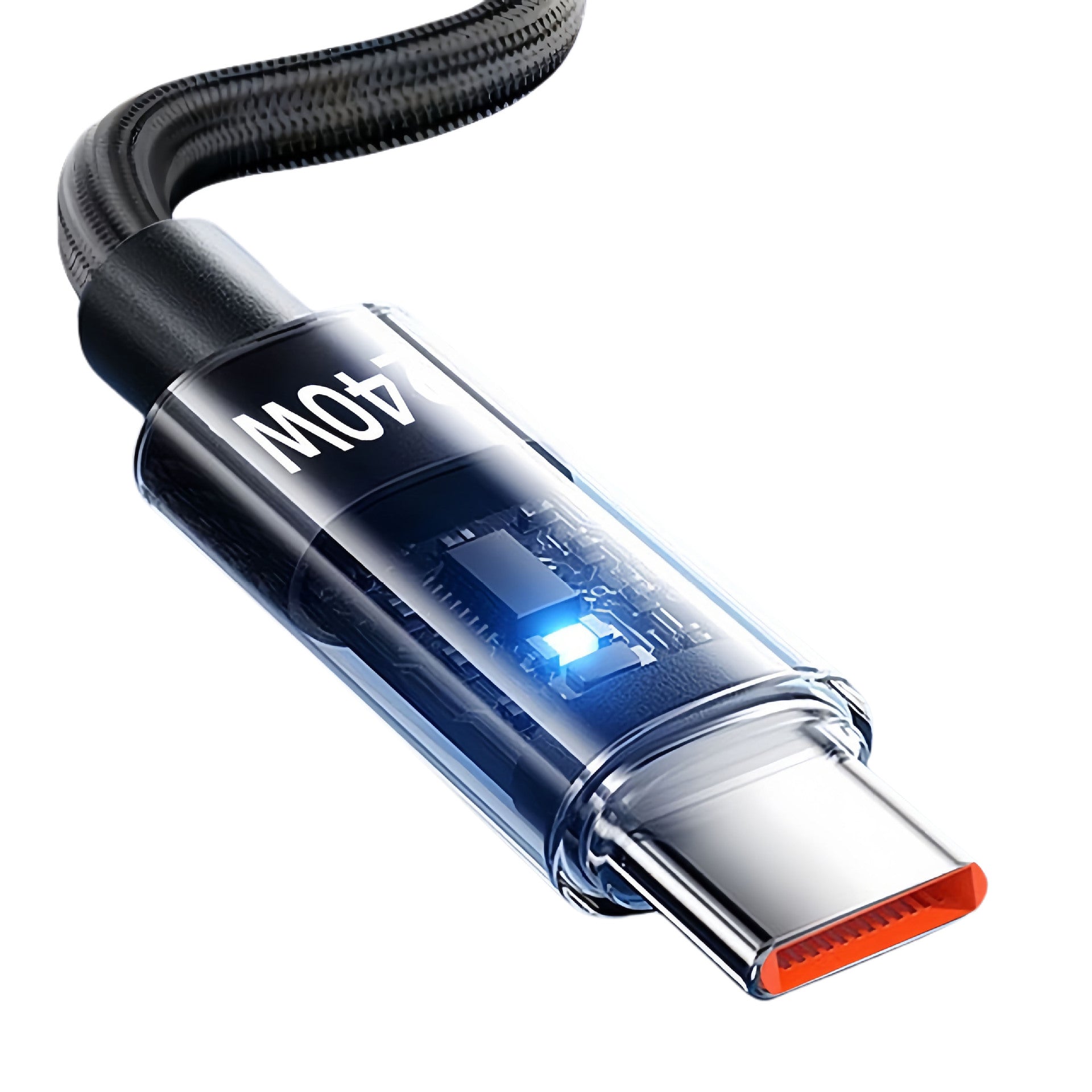 Câble de données de recharge rapide 240W pour les smartphones et l'utilisation de la voiture