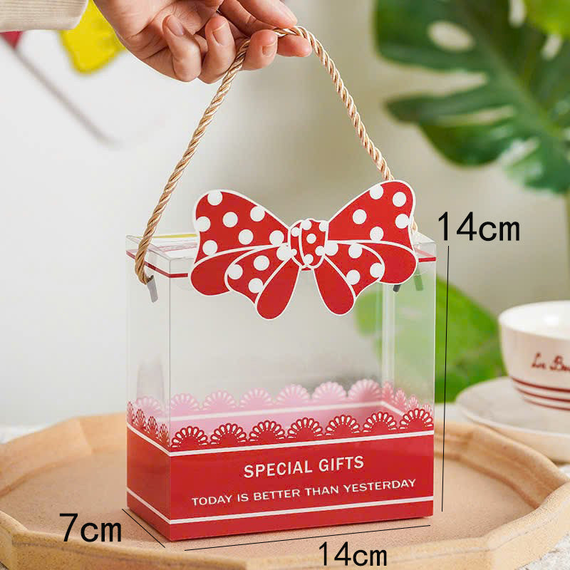 Sac d'emballage cadeau de mariage carré