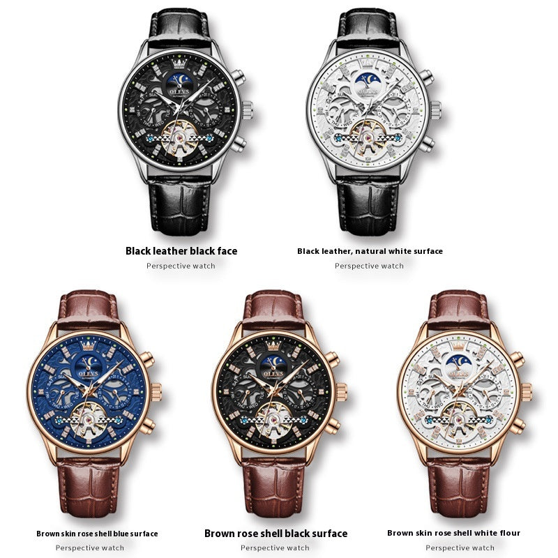 Montre Quartz de mode créative pour hommes