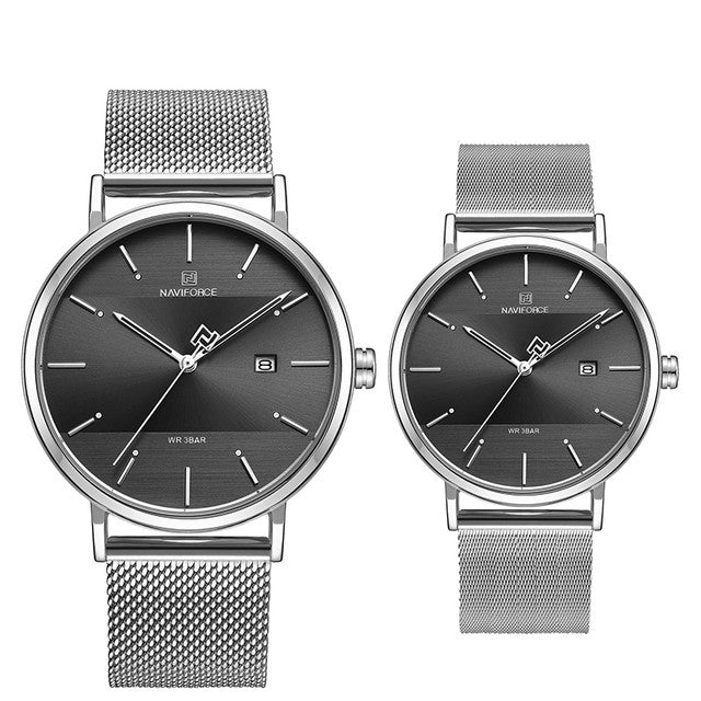 Casual Mode Unisexe montre couple Quartz montre