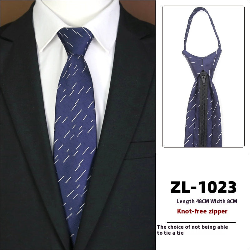 L'usure formelle pour hommes Business Zipper Tie-free