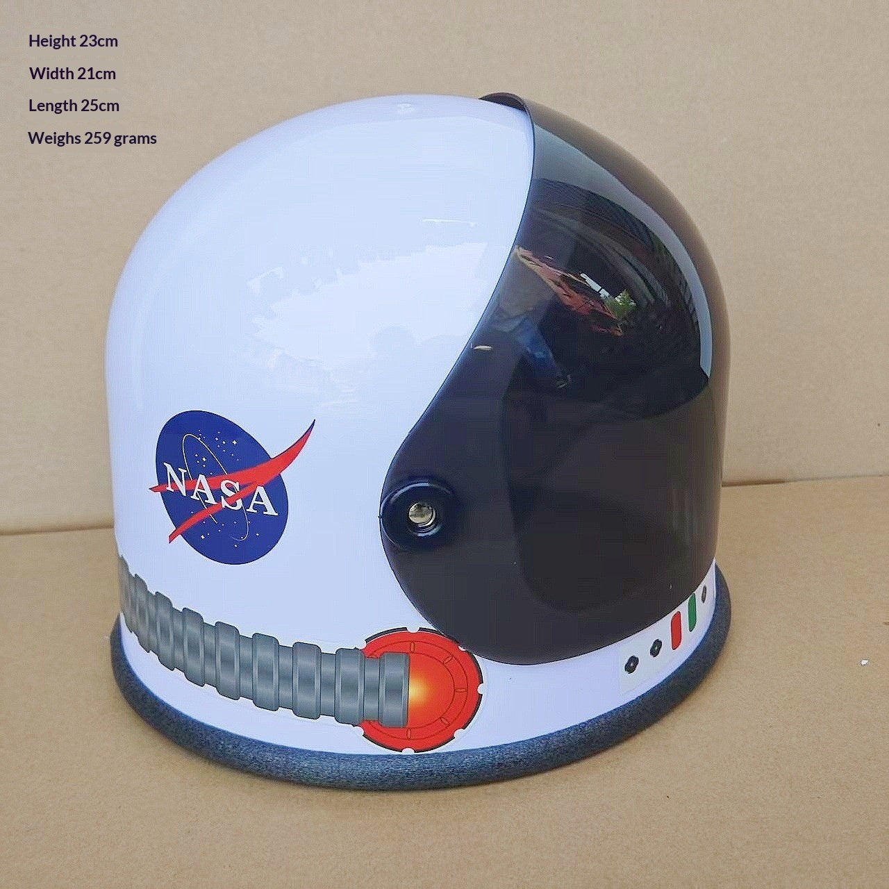 Chapeau d'astronaute de l'espace pour enfants et jeu de casque en plastique