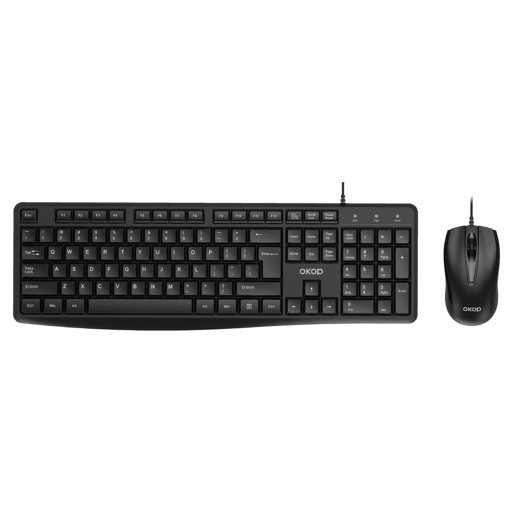 KP-J450 Clavier USB et jeu de souris pour les bureaux d'affaires Dans Stoc