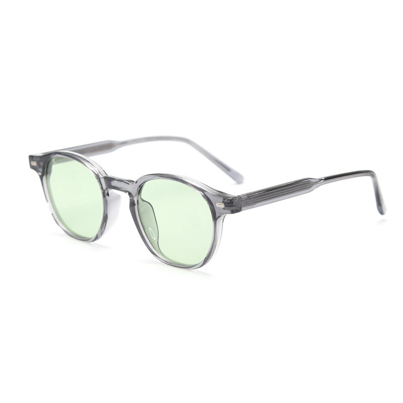 Lunettes de soleil polarisées rétro colorées avec un cadre mince