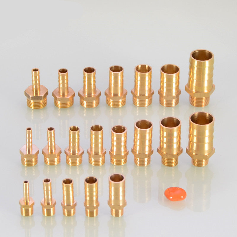 Tuyau de raccord de tuyau en laiton Barb Tail BSP mâle Pagoda gaz connecteur joint en cuivre