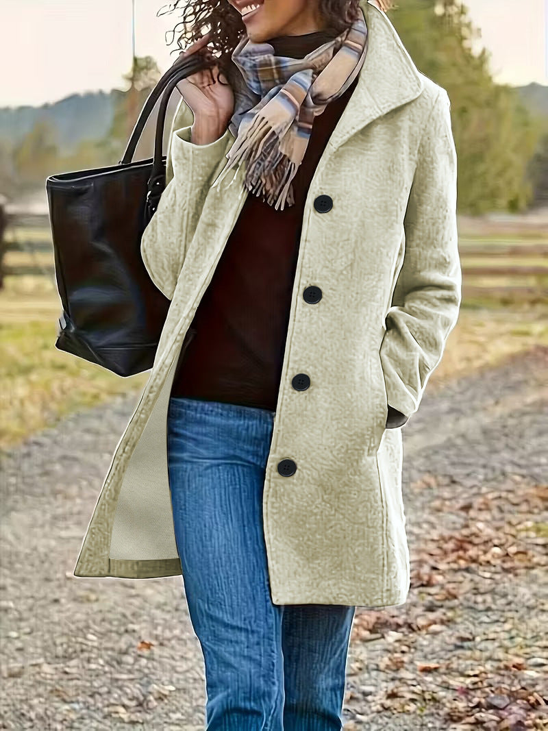 Manteau de laine pour femmes en automne et hiver d'Amazone