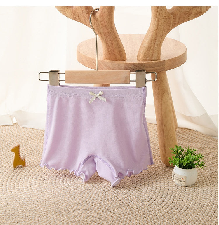 Été filles mince sans couture anti-exposition short de sécurité