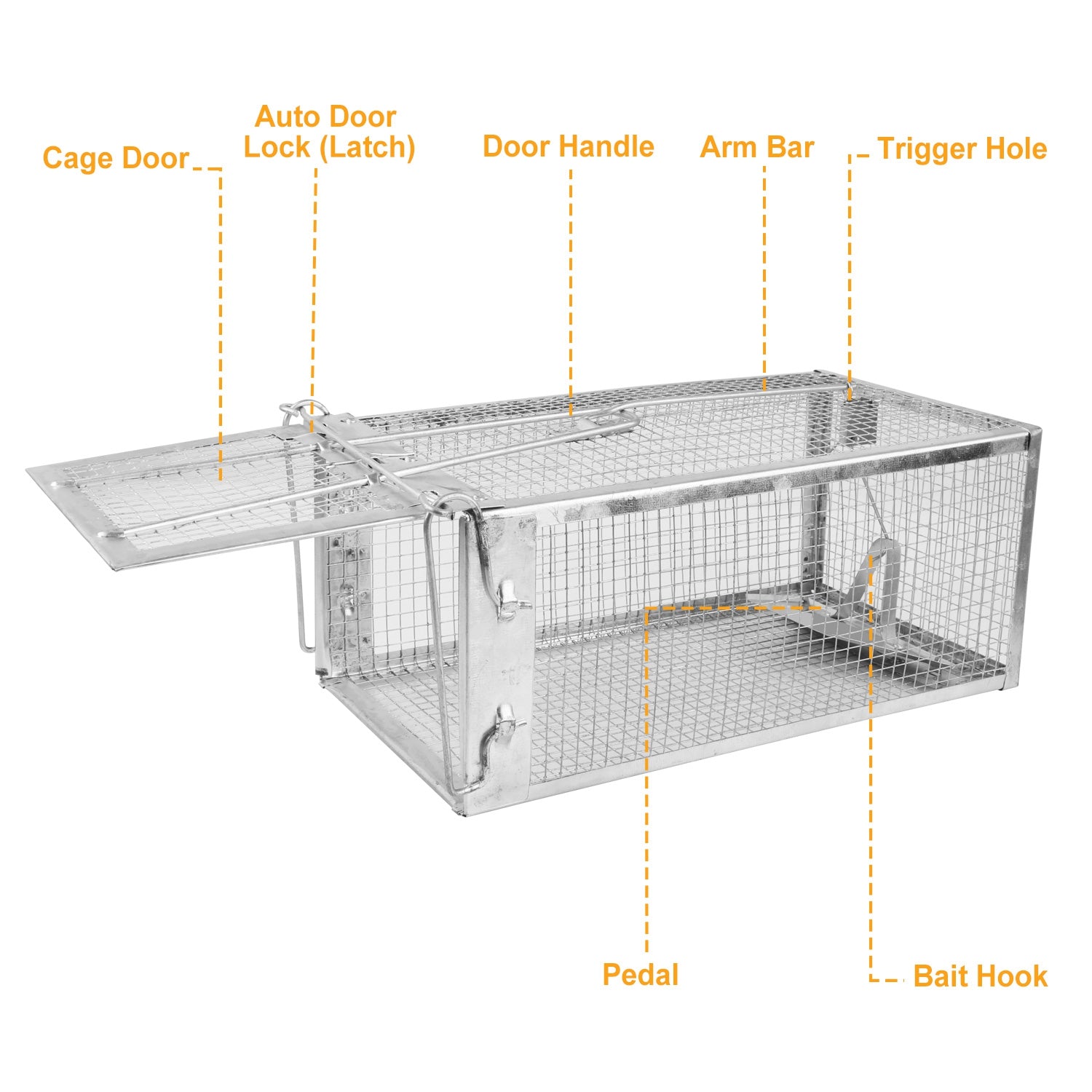 Trap humain d'animaux vivants