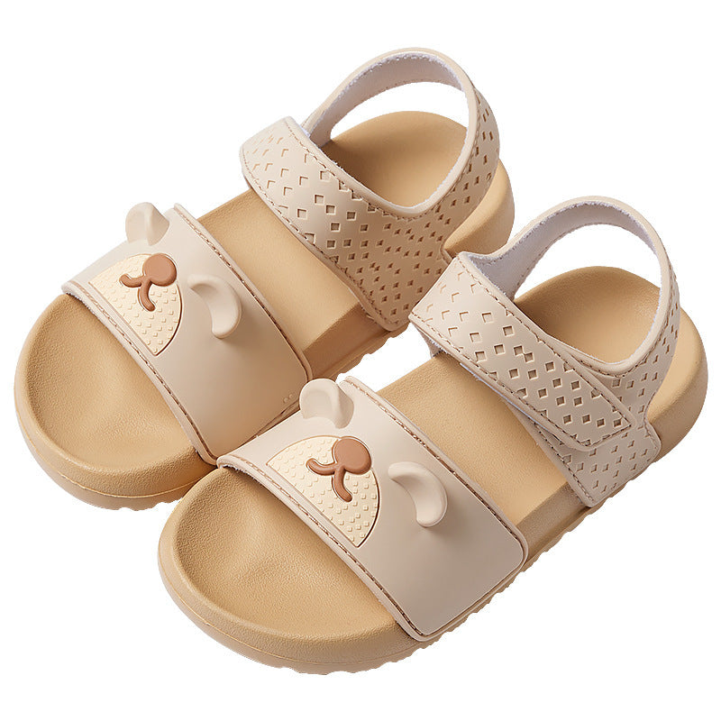 Sandales de fond de l'ours cartoon pour enfants
