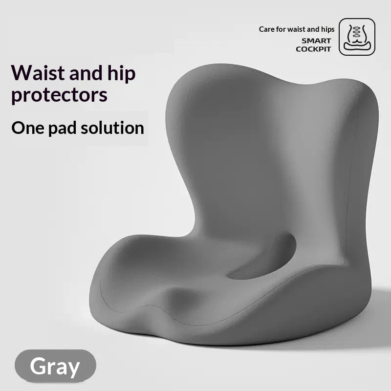 Siège d'une pièce et dossier Coussin Hip-enhancement Design