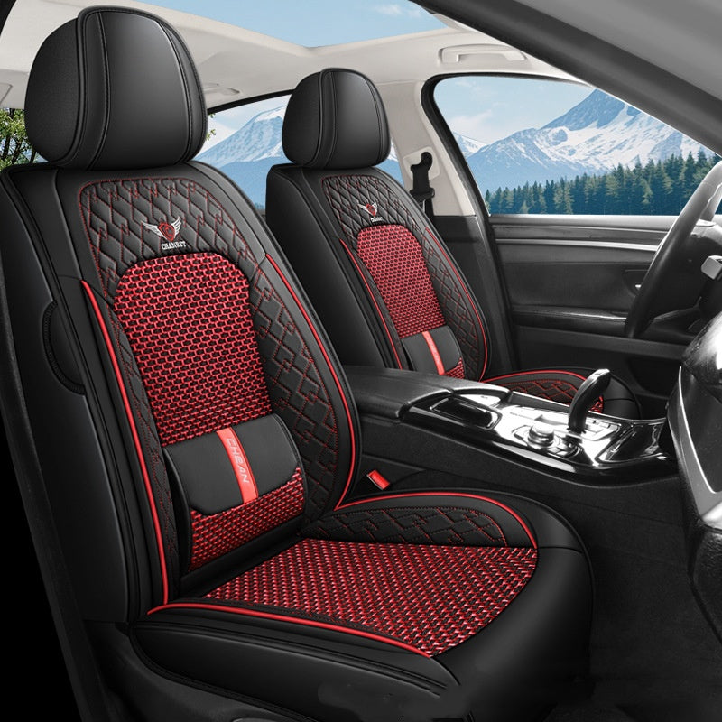 Couverture de siège de voiture en cuir Pu
