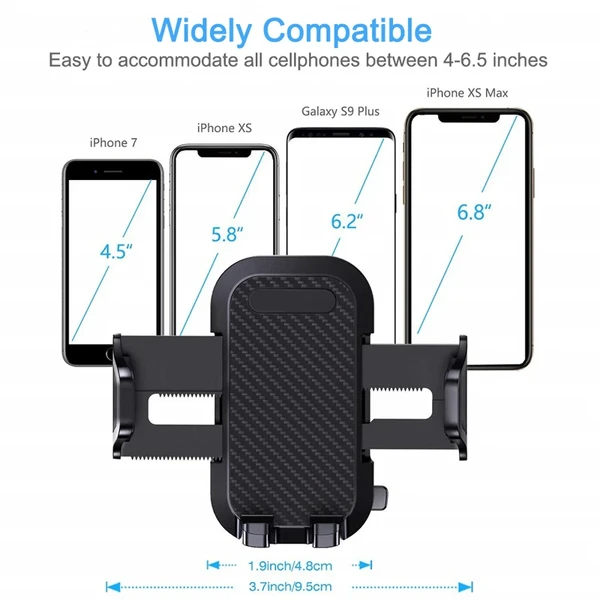 360Monture universelle Support de voiture pare-brise pour téléphone portable GPS