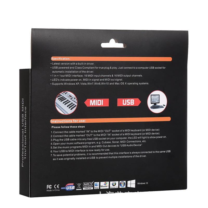 Electronique Clavier USB Ligne de conversion Piano électrique Électronique Drum Musique Ligne de montage