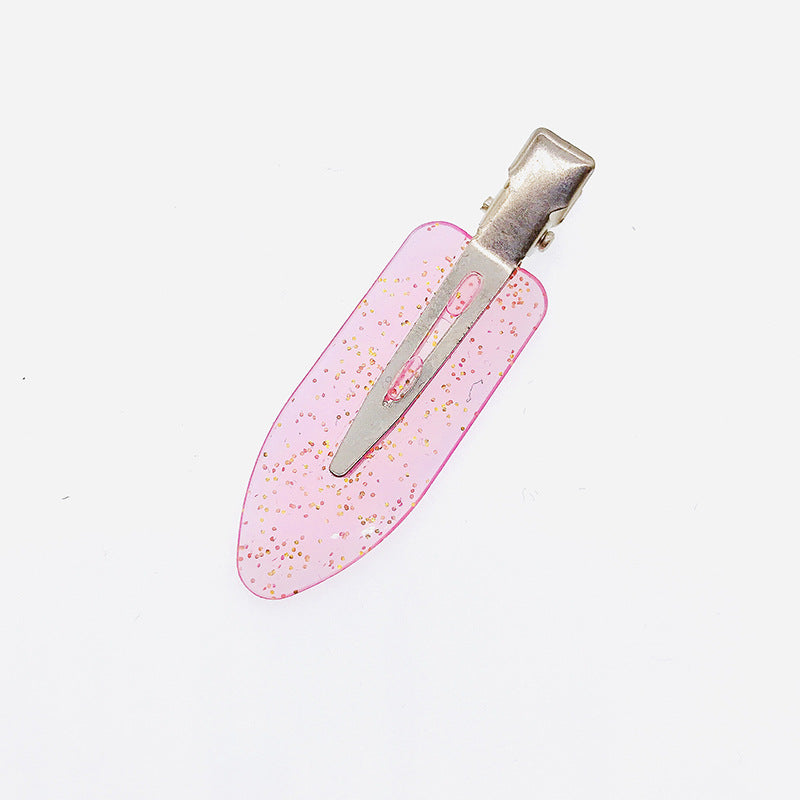 Japonais et coréen Handmade Hair Clips Ins Style Transparent Glitter Girl Seamless Diy Cr