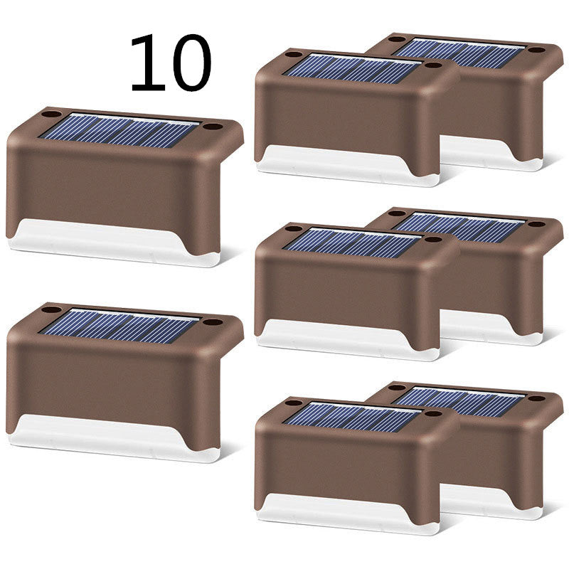 Mise à niveau de lampe solaire LED étanche lumières de pont solaire Solar Step lumière extérieure pour Pat