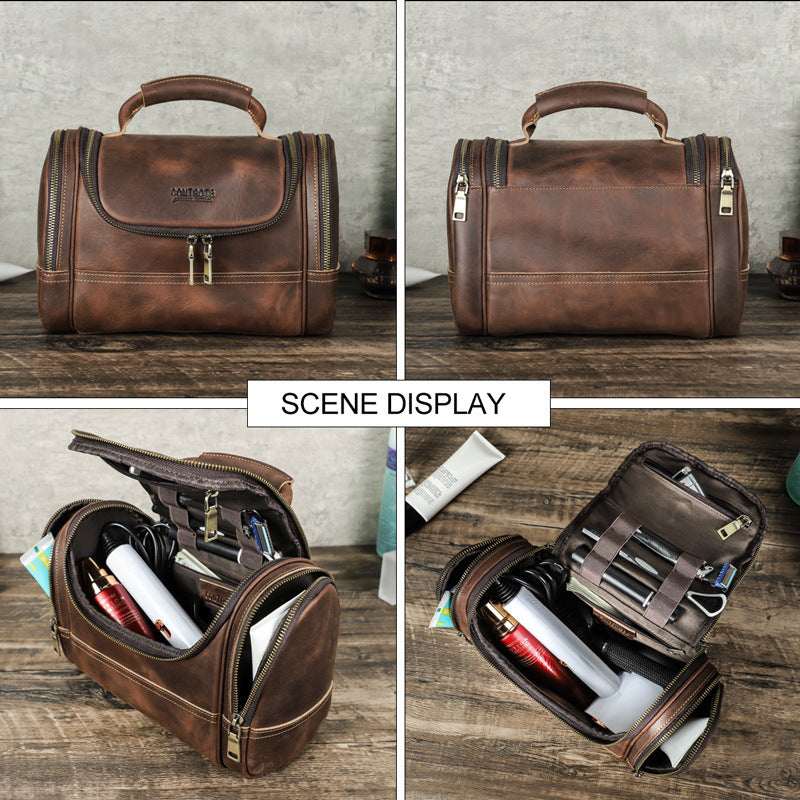 Cowhide Multi-Training Sac de poche portable