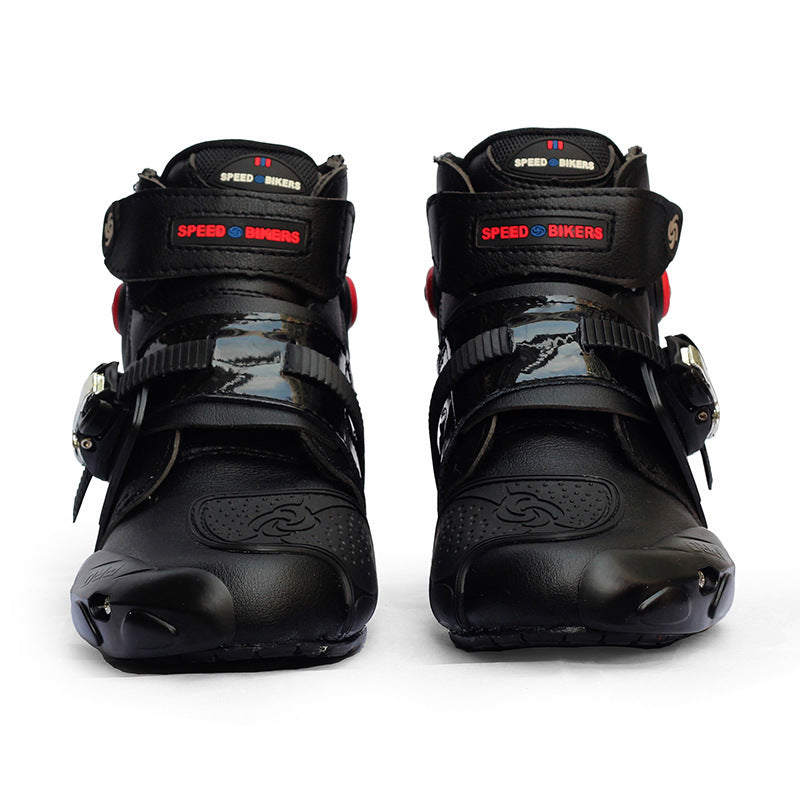 Road moto chaussures d'équitation cheville bottes
