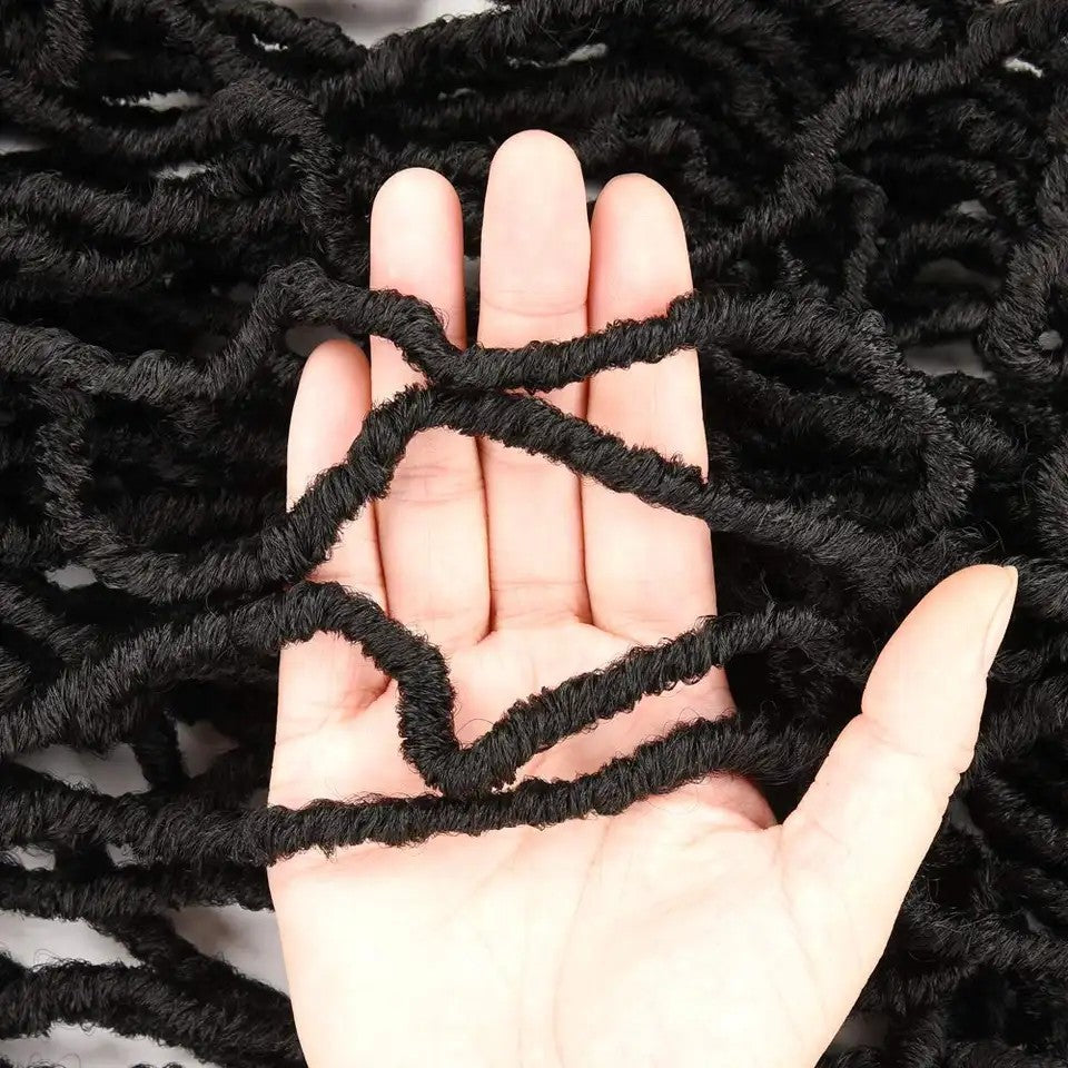 Vers de terre Crochet de fibre chimique Perruque