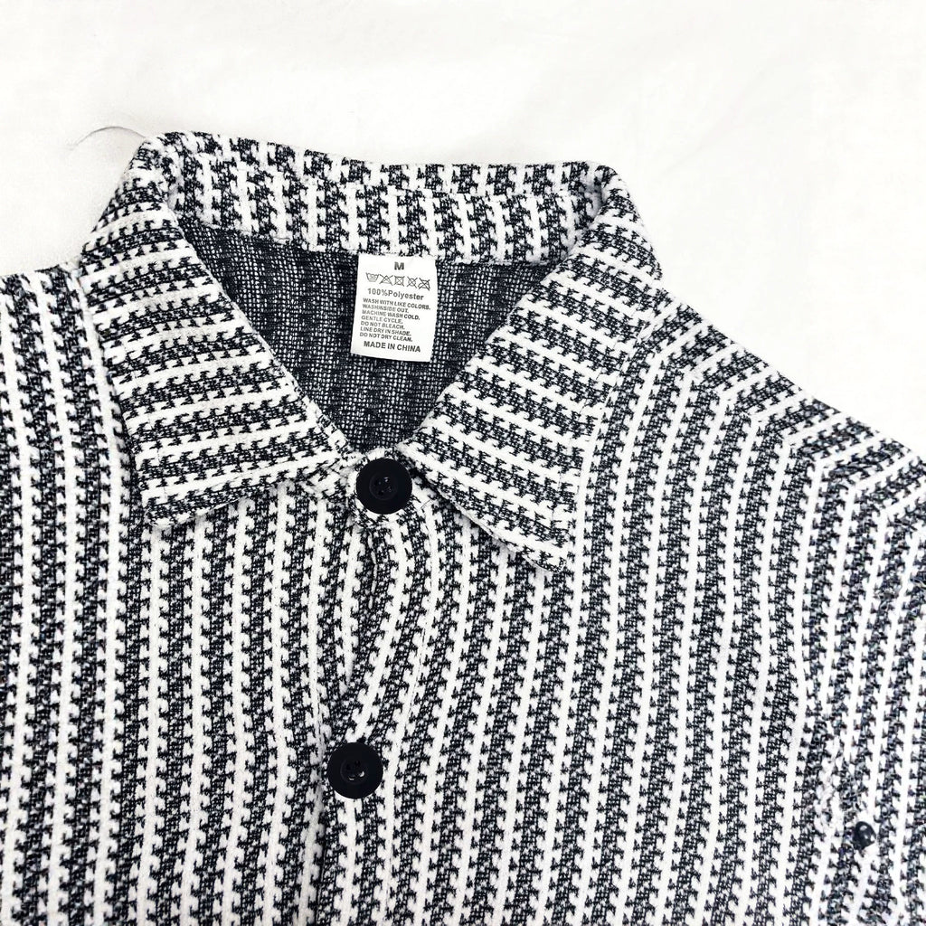 Veste rayée Homme Retro Chanel-Style