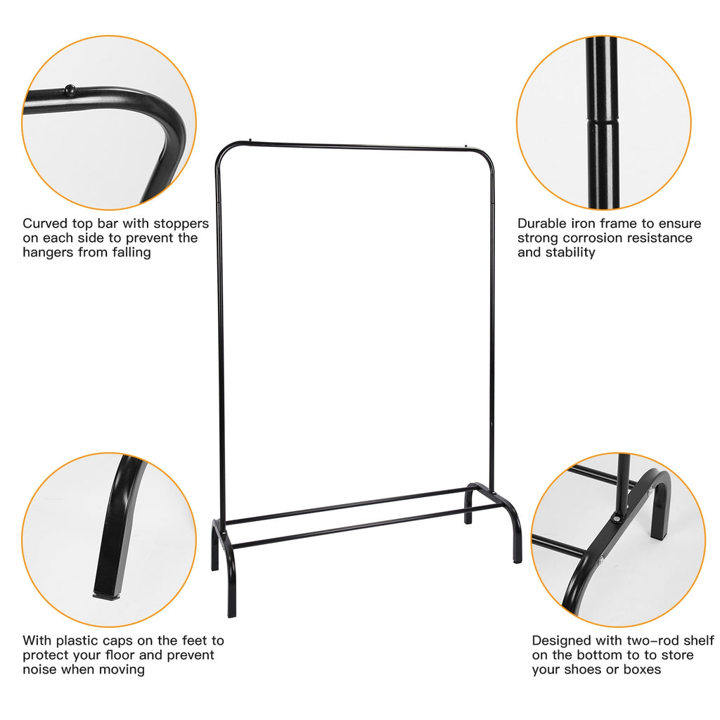 1Pc 33Kgs Chargement Porte-vêtements Porte-vêtements Porte-vêtements Porte-vêtements Organisateur