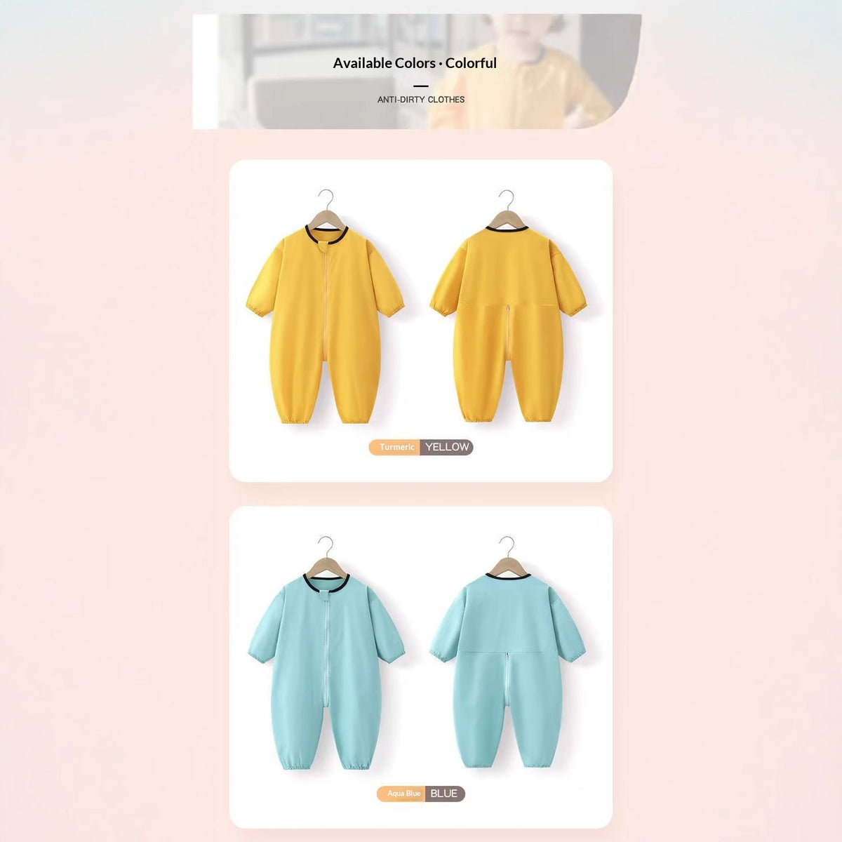 Baby Coverall Crawling Coton UV-Protective Jumpsuit