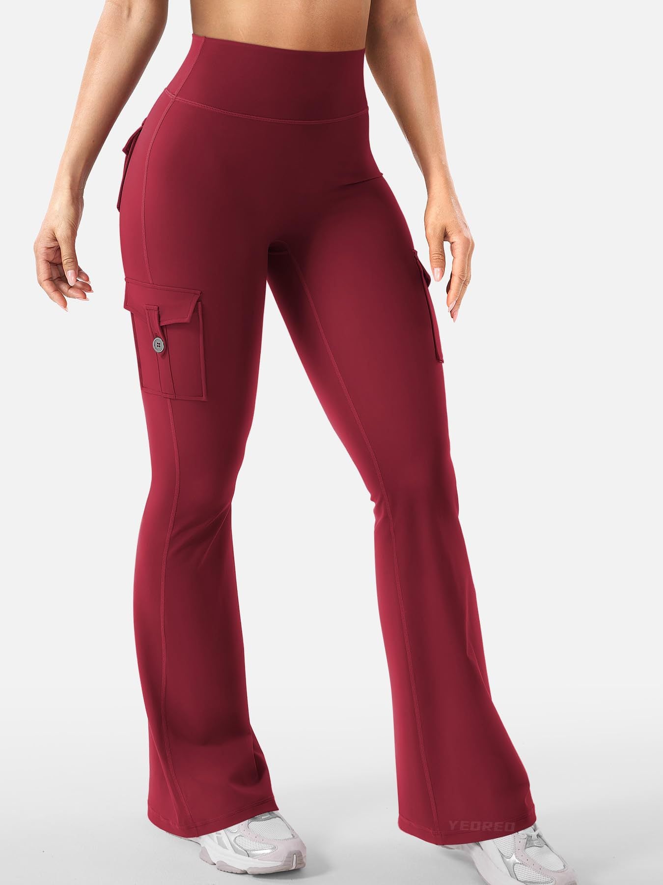 Pantalons de sport de plein air couleur solide pour femmes