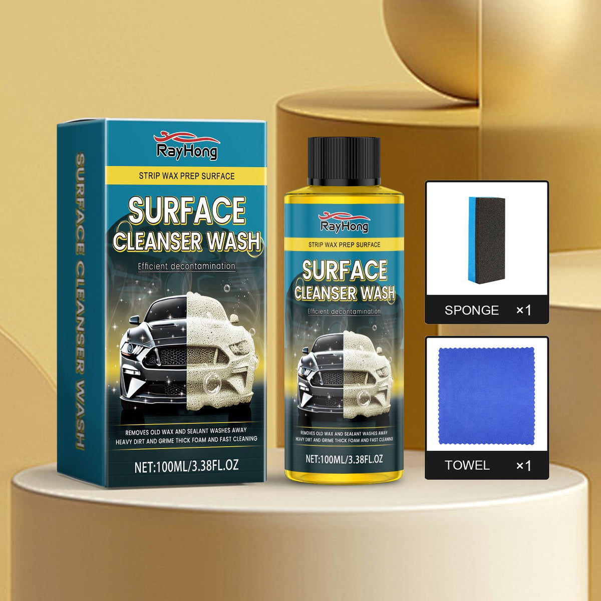 RAYHONG Kit liquide de lavage automobile