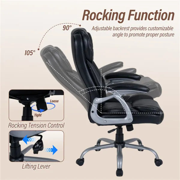 Président du Bureau Exécutif Ergonomic avec dossier en transit