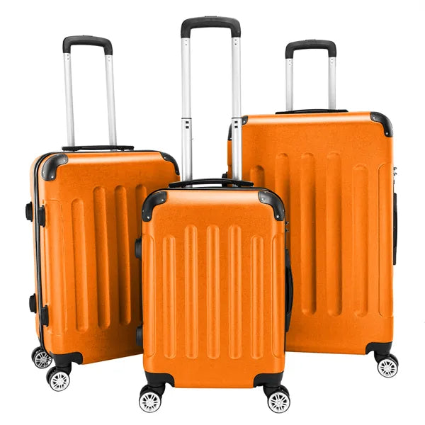 3-in-1 Trolley Case ABS portable 20-inch 24-inch 28-inch orange