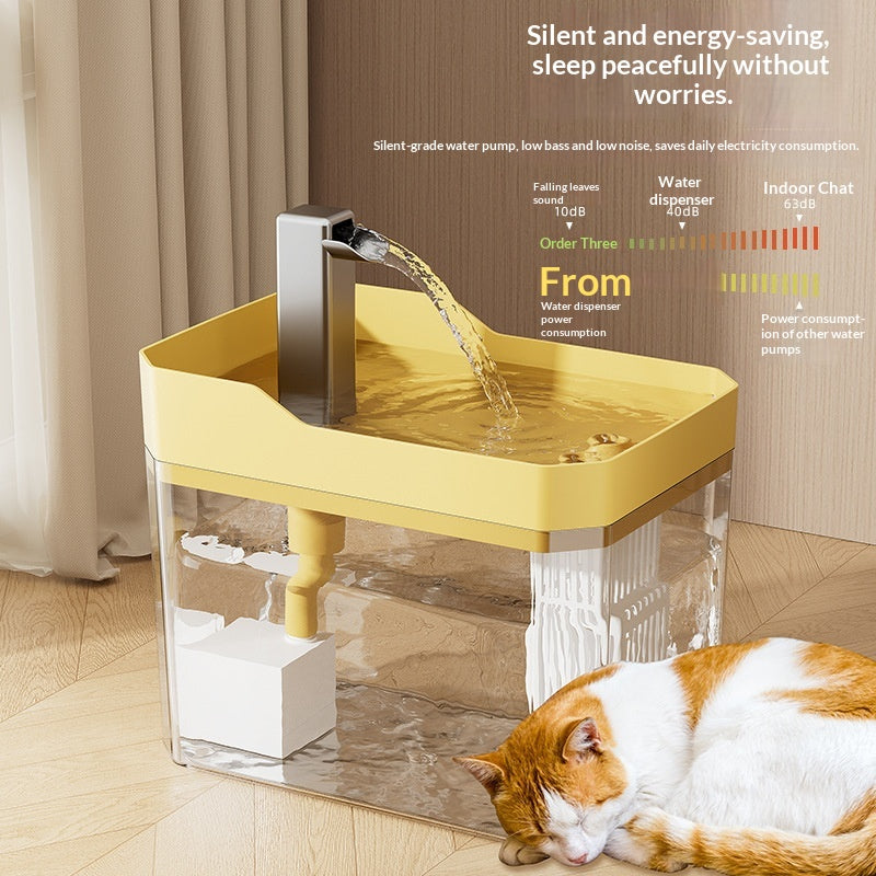 Fontaine d'eau de chat Filtration et alimentation automatique