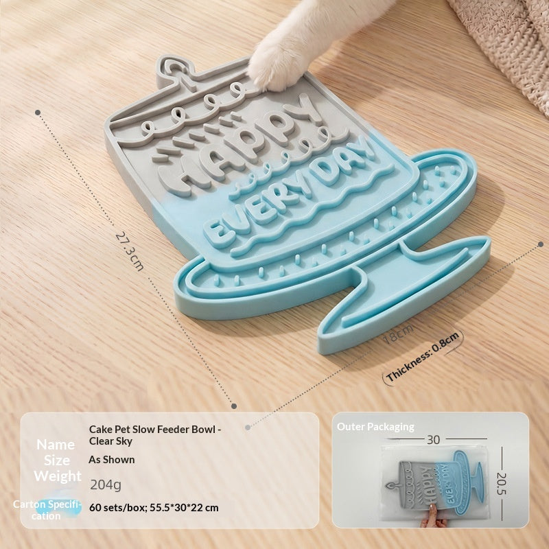 Tapis de collage d'animaux de compagnie Silicone Pad Chat et chien
