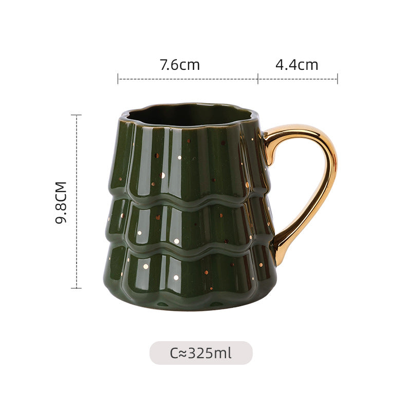 Set de cadeau en céramique de luxe de l'arbre de Noël