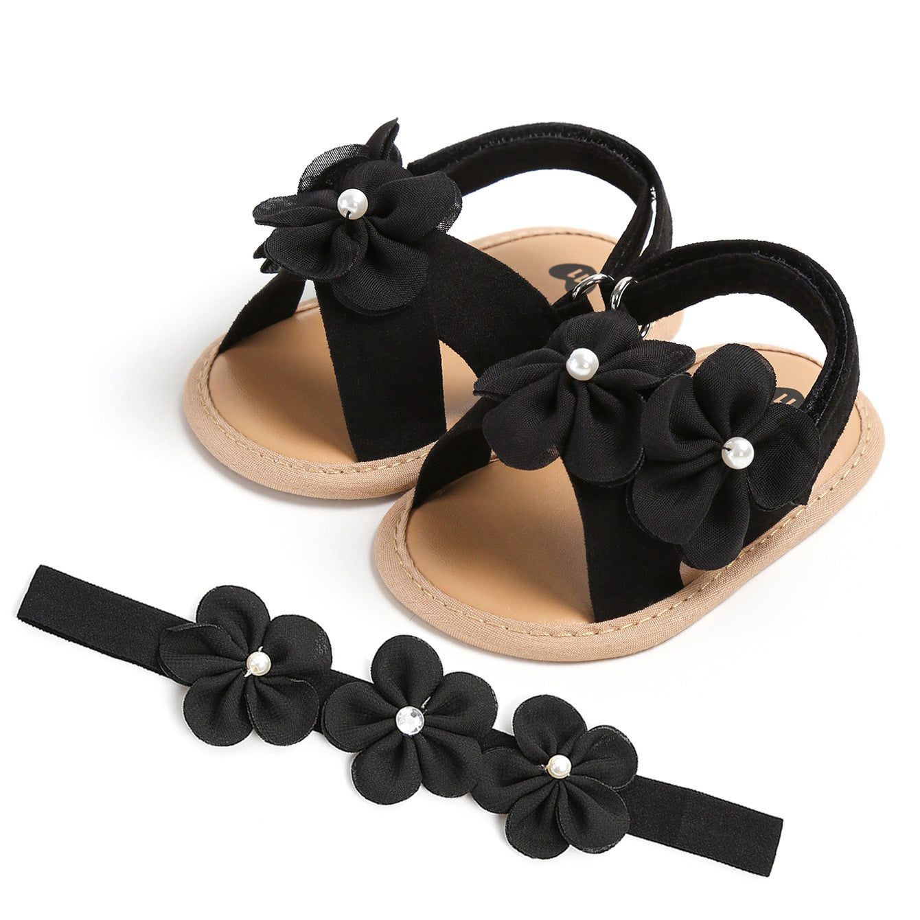 Fashionnable petite prune Blossom Sandales bébé tout-petit