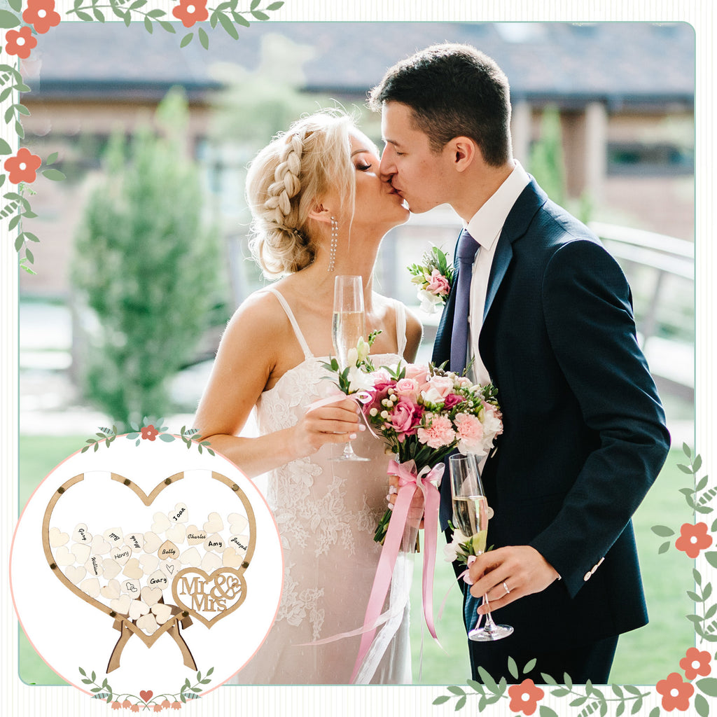 Ensemble de livres d'invités de mariage