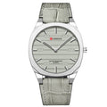 Montre de mode ultra-mince étanche Quartz pour femmes
