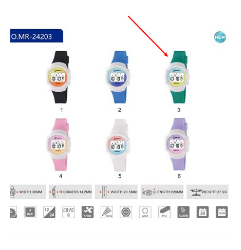 Montre sportive polyvalente et confortable pour les étudiants
