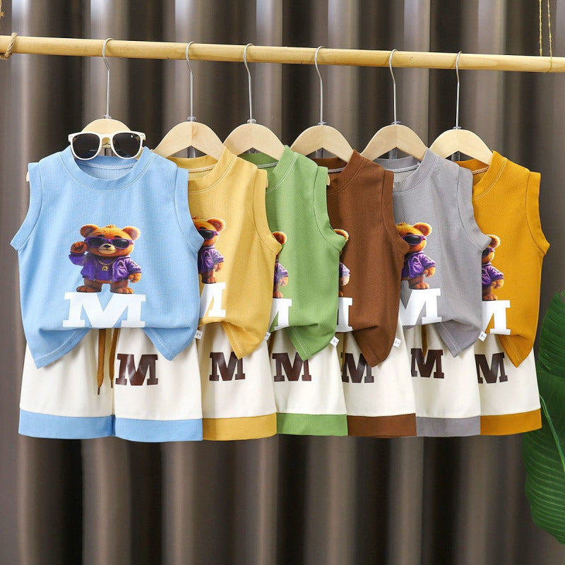 Vêtements de sport à manches courtes pour enfants