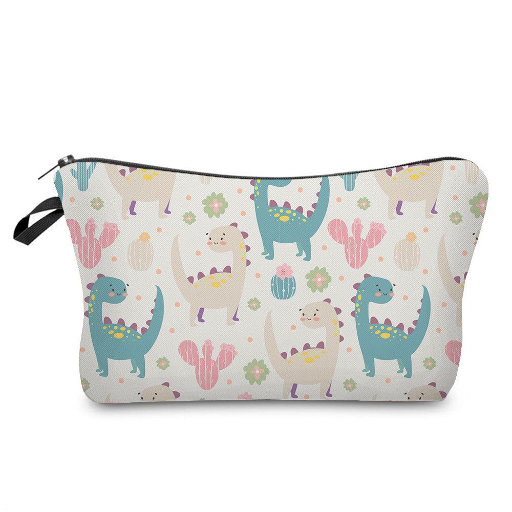 Cartoon Dinosaur Imprimer Sac de maquillage