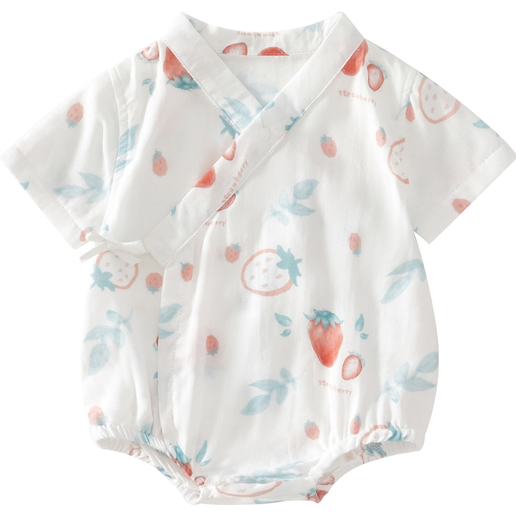 Bébé Bamboo coton d'été Outfit Romper triangulaire en fibre de bambou