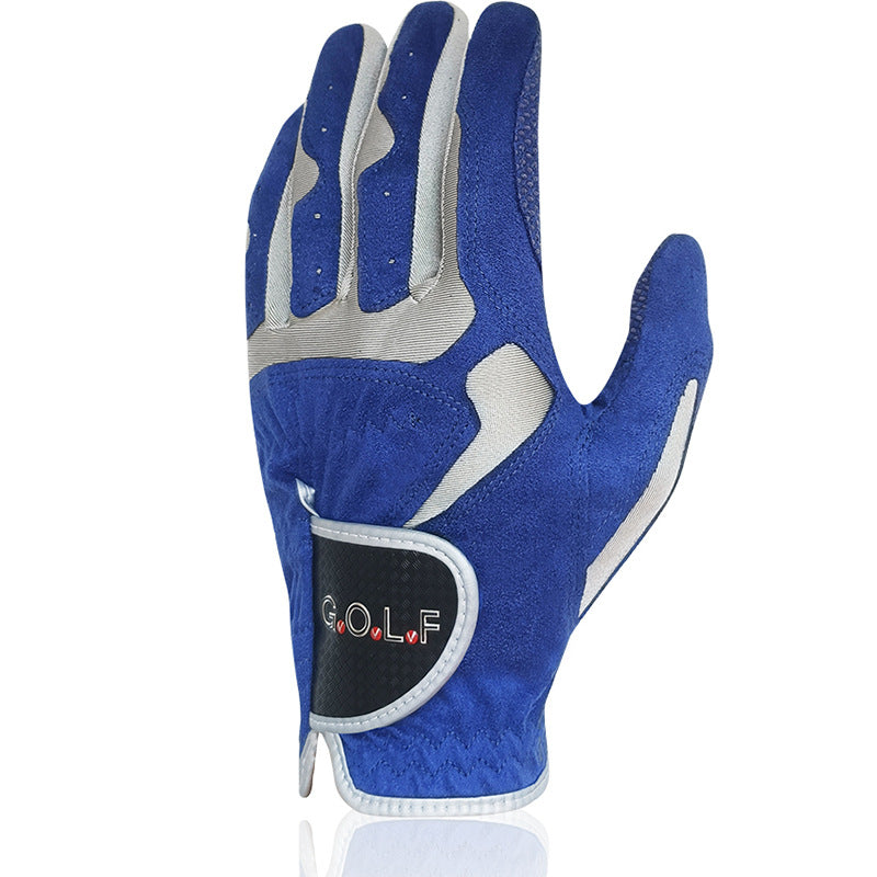 Tissu en microfibre avec particules antidérapantes Gants de golf respirants