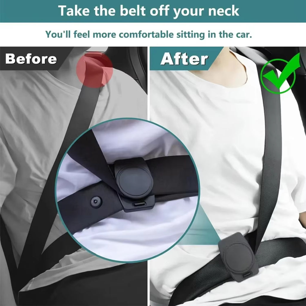 Ajusteur de ceinture de siège de voiture Serrure de collier de serrage Protecteur de clip Durable Confort Portable