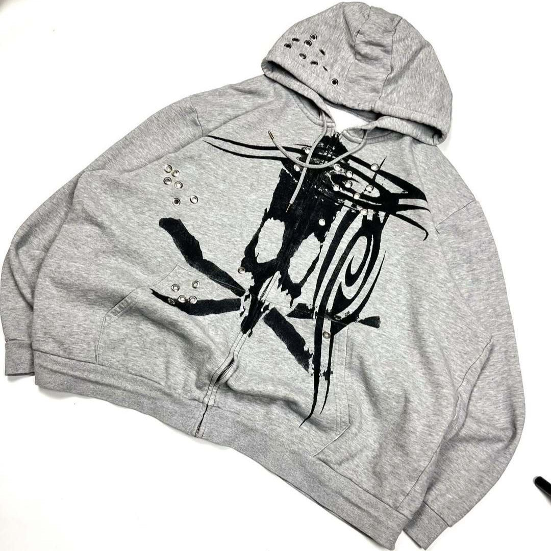 Veste à capuche punk sombre style Instagram-inspiration Hoodie