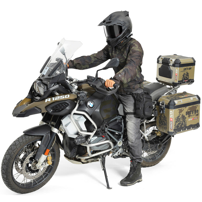 Cyclisme tactique jambe hommes imperméable sac à épaule