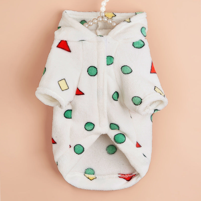 Manteau en peluche chaude pour petits chiens